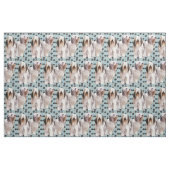 Bartete Collies und Pappabdrücke Stoff (Yard (91,4 cm))