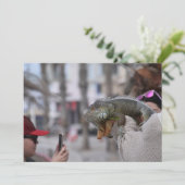 Bartete Drache am Meer Postkarte Paphos (Stehend Vorderseite)