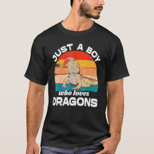 Bartete Drache Reptile nur ein Junge, der Lieben B T-Shirt