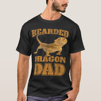Bartete Drache T Shirt Bartete Drache Vater Papa