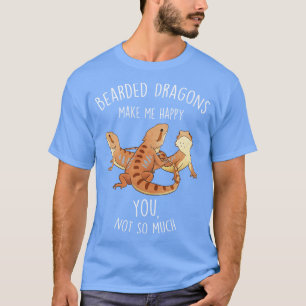Bartete Drachen machen mich glücklich T-Shirt