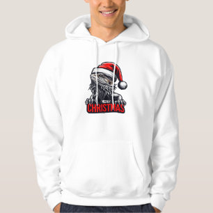 Bartete Drachen Weihnachten, frohe Weihnachtsbaute Hoodie