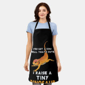 Bartete Drachenbesitzerin Bartete Drachenpferd Bar Schürze (Getragen)