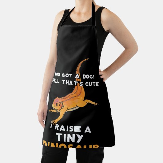 Bartete Drachenbesitzerin Bartete Drachenpferd Bar Schürze (InSitu)