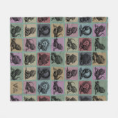 Bartete Drachenblanke, gemütliches Reptil-Lover Fleecedecke (Vorderseite (Horizontal))