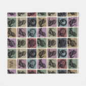 Bartete Drachenblanke, gemütliches Reptil-Lover Fleecedecke (Vorderseite (Horizontal))