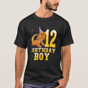 Bartete Drachenechse 12. Geburtstag 12. T-Shirt