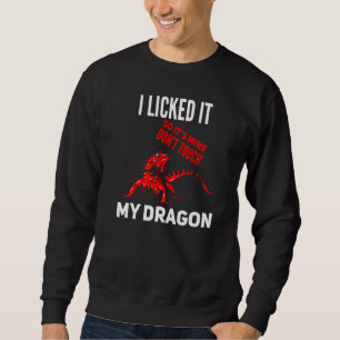 Bartete Drachenechse, die ich leckte, es ist mein  Sweatshirt