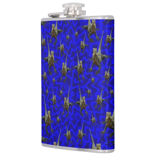 Bartete Drachenechse, Hip Flask Flachmann (Links)