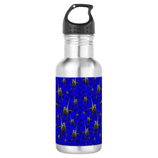 Bartete Drachenechse, Wasserflasche (Vorderseite)