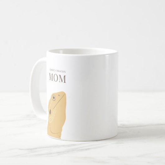 Bartete DrachenTasse Kaffeetasse (Vorderseite Links)