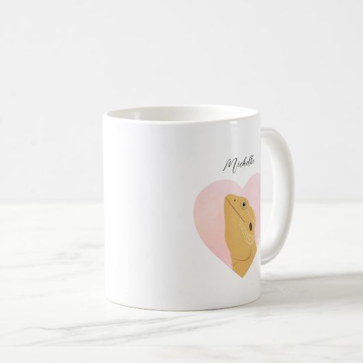 Bartete DrachenTasse Kaffeetasse (VorderseiteRechts)