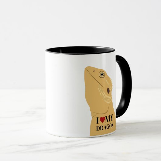 Bartete DrachenTasse Tasse (VorderseiteRechts)