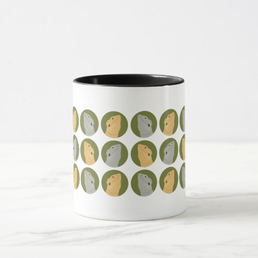 Bartete DrachenTasse Tasse (Zentrum)