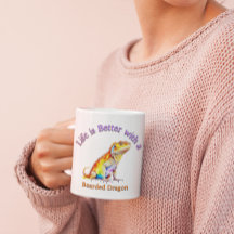 Bartete Dragon Alternative Pet Coffee Tasse