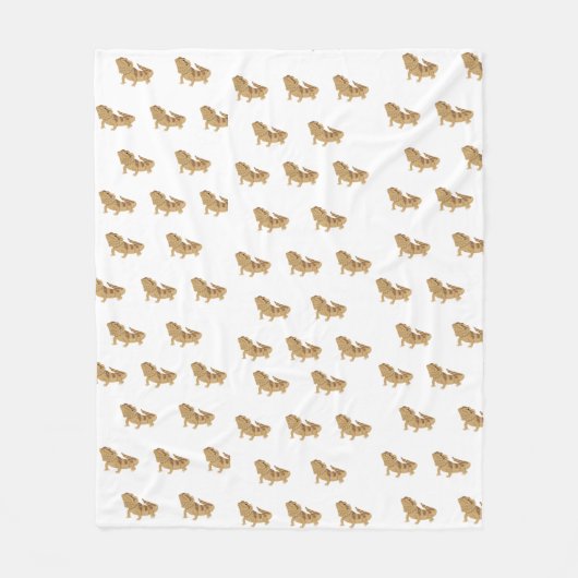 Bartete Dragon Fleece Blanket (Vorderseite)