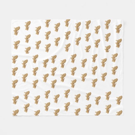 Bartete Dragon Fleece Blanket (Vorderseite (Horizontal))