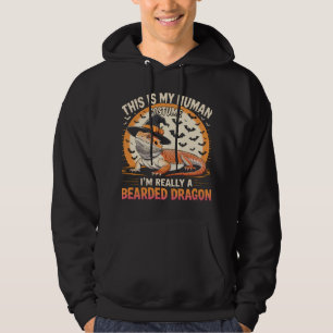 Bartete Dragon Funny Halloween Kostümkunst Hoodie
