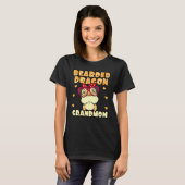 Bartete Dragon Großmutter Reptile Großmuttermütter T-Shirt (Vorne ganz)