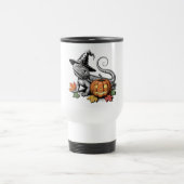 Bartete Dragon Halloween Art Reisebecher (Mittel)