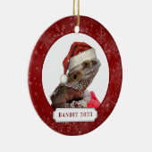 Bartete Dragon Keramik Circle Ornament (Rechts)
