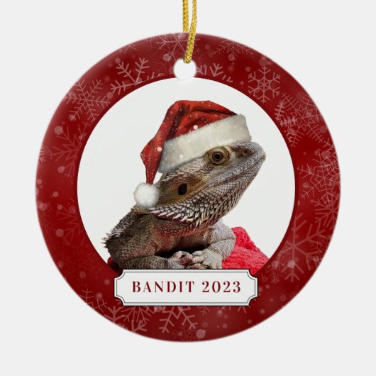 Bartete Dragon Keramik Circle Ornament (Vorne)