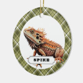 Bartete Dragon Keramik Circle Ornament (Links)