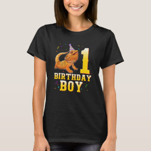 Bartete Dragon Lizard 1. Geburtstag 1 Jahr Junge T-Shirt