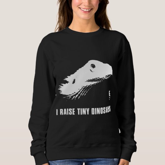 Bartete Dragon Lizard Bart Idee Sweatshirt (Vorderseite)
