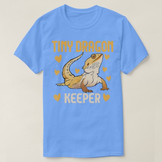 Bartete Dragon Lizard Tiny Dragon Keeper Herpetolo T-Shirt (Design vorne)