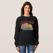 Bartete Dragon Lizards Rock Reptiles Sweatshirt (Vorne ganz)