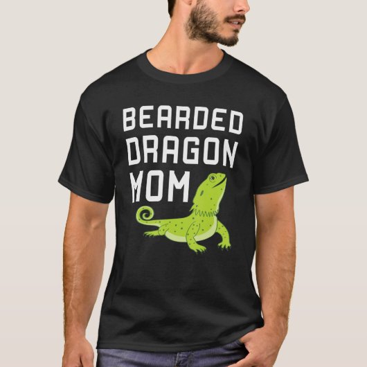 Bartete Dragon-Mama T-Shirt (Vorderseite)