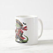 Bartete Dragon Pirate Halloween Art Kaffeetasse (VorderseiteRechts)
