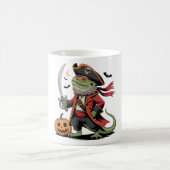 Bartete Dragon Pirate Halloween Art Kaffeetasse (Mittel)