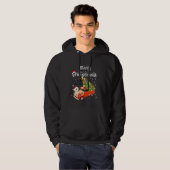 Bartete Dragon Ride Red Truck Weihnachten Pajama Hoodie (Vorne ganz)