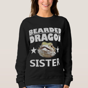 Bartete Dragon Sister für Mädcheneigentümer Sweatshirt