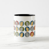 Bartete Dragon-Tasse Zweifarbige Tasse (Mittel)