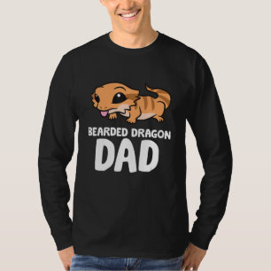 Bartete Dragon Vater Lizard Reptile Pater Bartded  T-Shirt