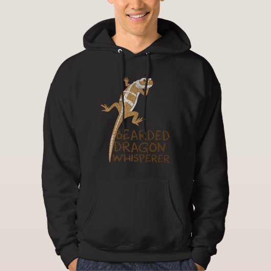 Bartete Dragon Whisperer Pet Beardie Hoodie (Vorderseite)