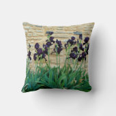 Bartete Iris-Kissen Kissen (Rückseite)