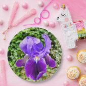 Bartete Iris-Papierplatte Pappteller (Party)
