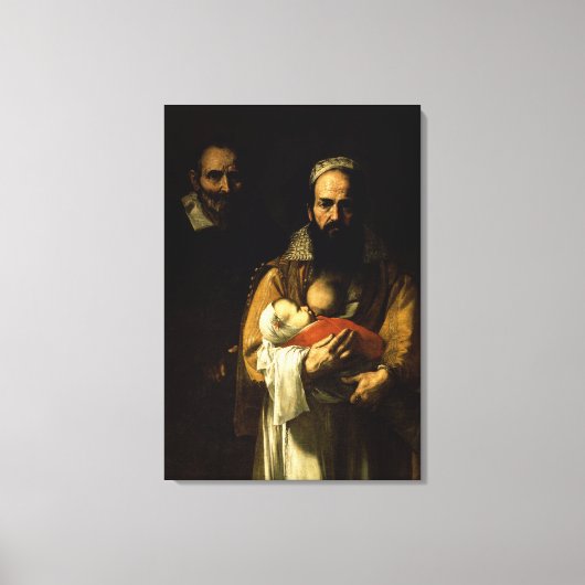 Bartete stillende Frau, 1631 Leinwanddruck (Vorderseite)