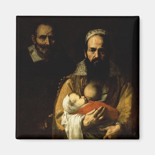 Bartete stillende Frau, 1631 Magnet (Vorne)