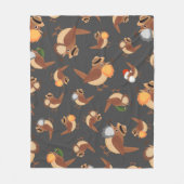 Bartete Vogelbeobachtung Bartete Vögel Bonanza Fleecedecke (Vorderseite)