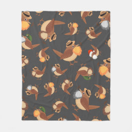 Bartete Vogelbeobachtung Bartete Vögel Bonanza Fleecedecke