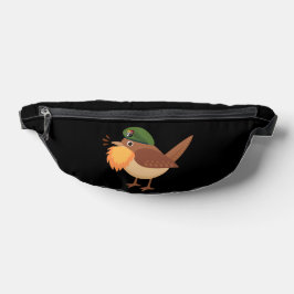 Bartete Vogelbeobachtung Gallant Grüner Bartvogel Bauchtasche