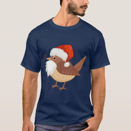 Bartete Vogelbeobachtung Niedlich Critter Weihnach T-Shirt