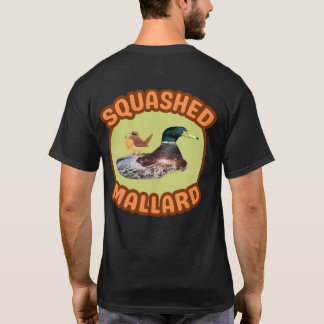 Bartete Vogelbeobachtung zerquetscht Mallard T - S T-Shirt