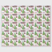 Barteter Collie Dog, Vogel und Weihnachtsbaum Geschenkpapier (Flach)