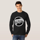 Barteter Drache beunruhigt T-Shirt (Vorne ganz)